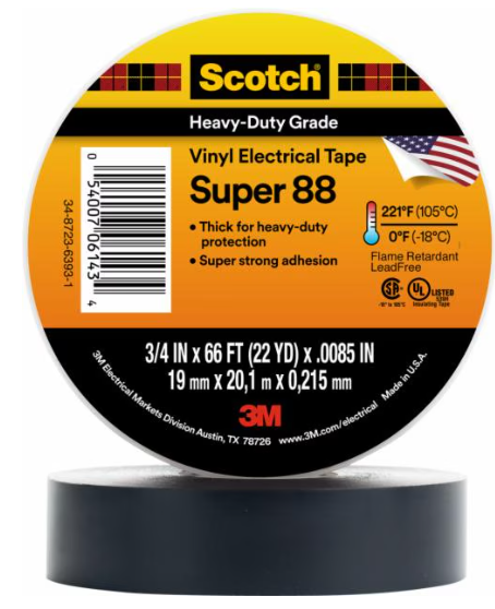 3M scotch tape 88-PVC insulation tapes suppliers in chennai