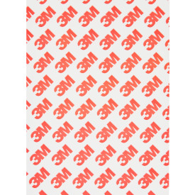 3M™ Double Coated Tape GPT-020F, Transparent, 8 1/2 in x 11 in, Sheet, Sample