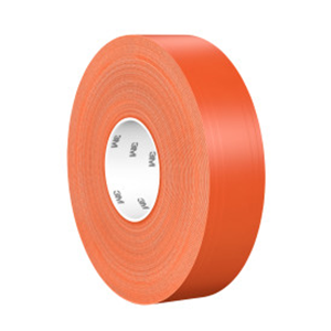 3M™ Durable Floor Marking Tape 971, Orange, 2 in x 36 yd, 17 mil, 6 Rolls/Case, Individually Wrapped Conveniently Packaged