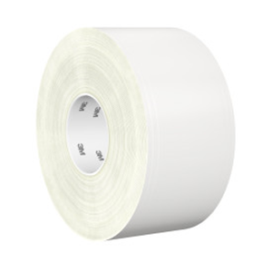 3M™ Durable Floor Marking Tape 971, White, 4 in x 36 yd, 17 mil, 3 Rolls/Case, Individually Wrapped Conveniently Packaged