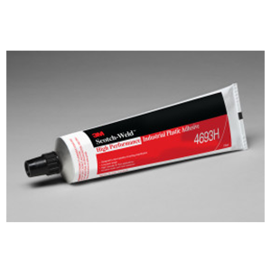 3M™ High Performance Industrial Plastic Adhesive 4693H, Light Amber, 5 oz Tube, 36/case