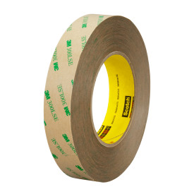 3M™ Double Coated Tape 93010LE, Clear, 54 in x 60 yd, 3.9 mil, 1 Roll/Case