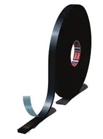 Double sided spacer tape for panels and industrial installations