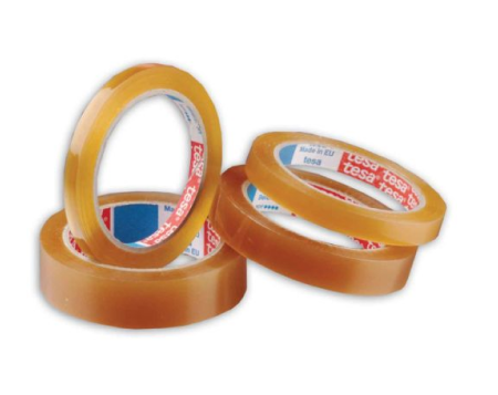 tesa transparent tape for lightweight carton sealing and stationery use