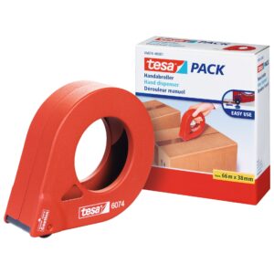 tesapack hand dispenser metal tape gun for carton sealing and packaging use